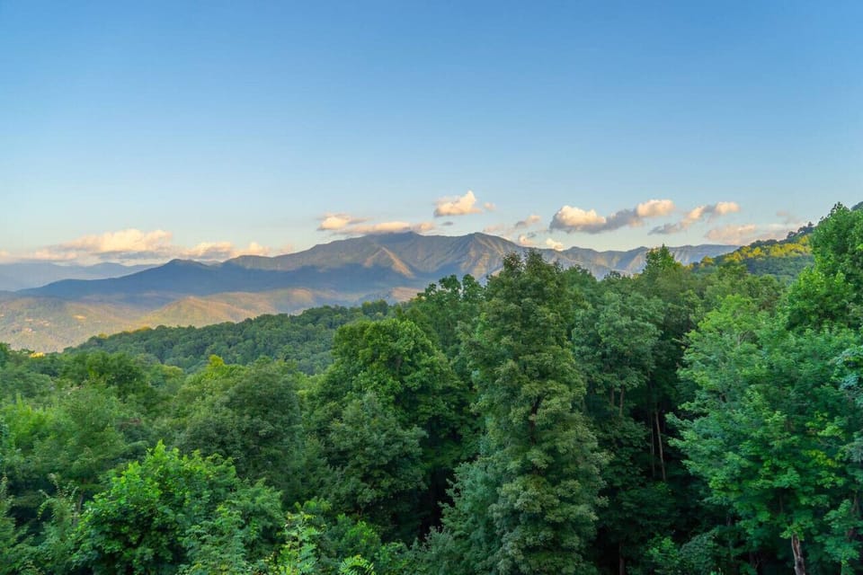 Stunning views for Mt LeConte from every corner of the chalet.