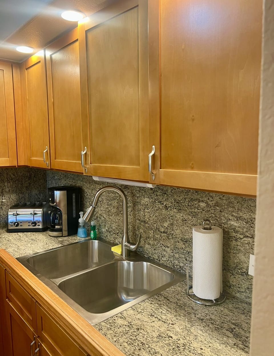 Kitchen double sink