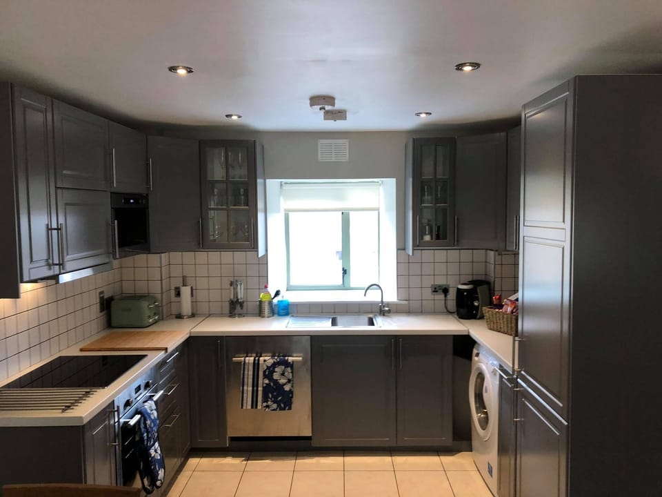 Our beautiful well equipped Ikea Kitchen.