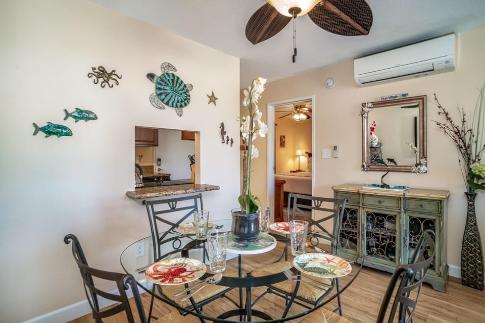 Island feel is carried throughout this lovely condo