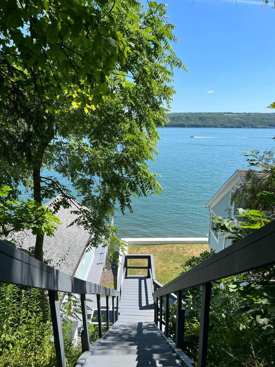 View from the driveway