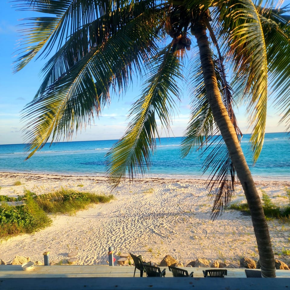 View of Beach from Upstairs Guest Room