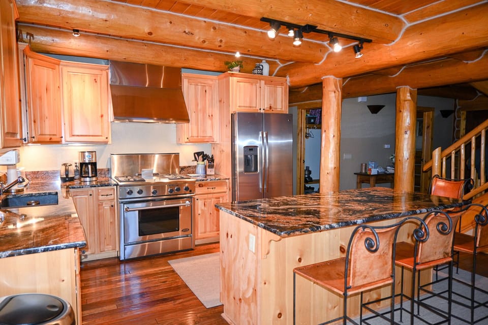 Chef's kitchen with wonderful amenities.
