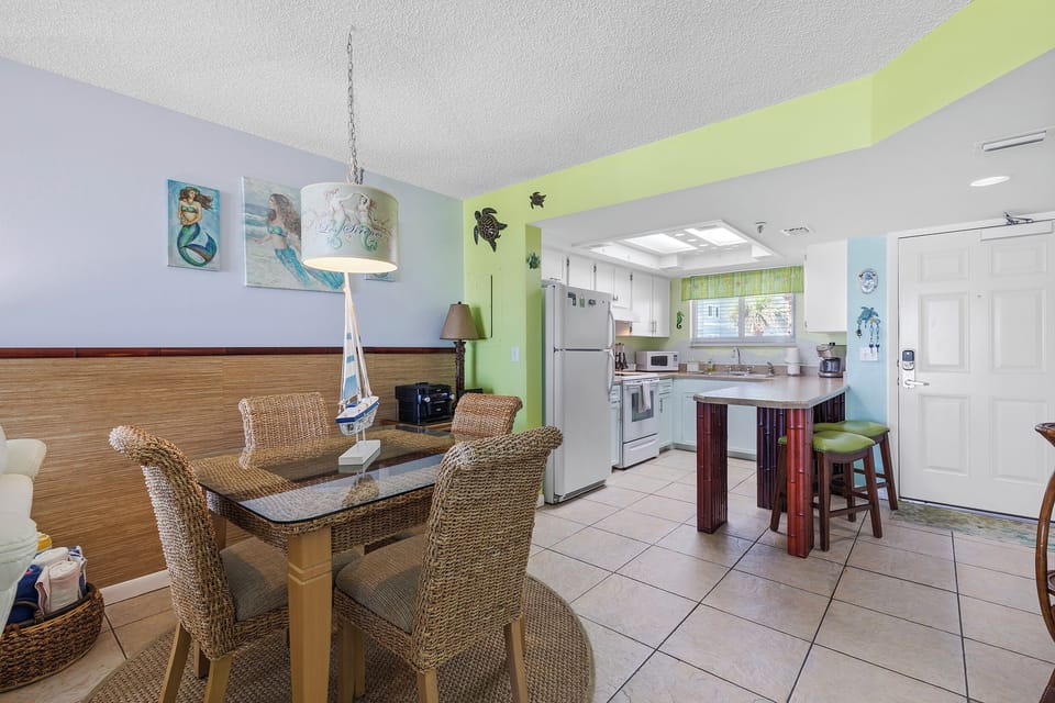 Dining and kitchen