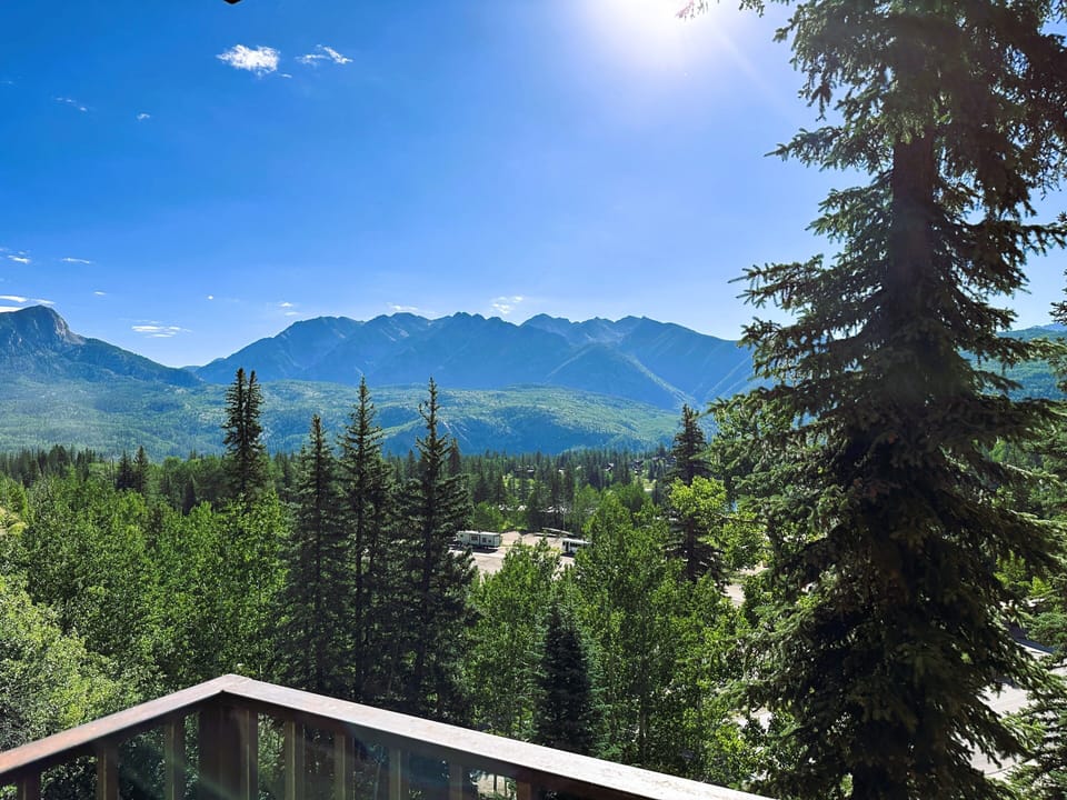 Breathtaking views from the balcony!