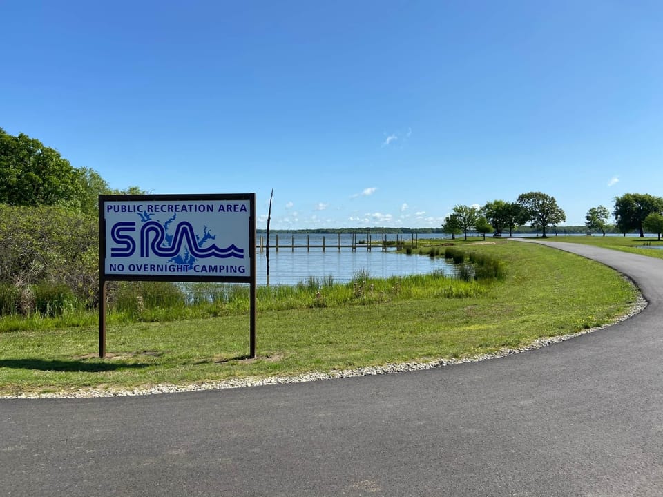 SRA public recreation picnic tables, pier and playground equipment 