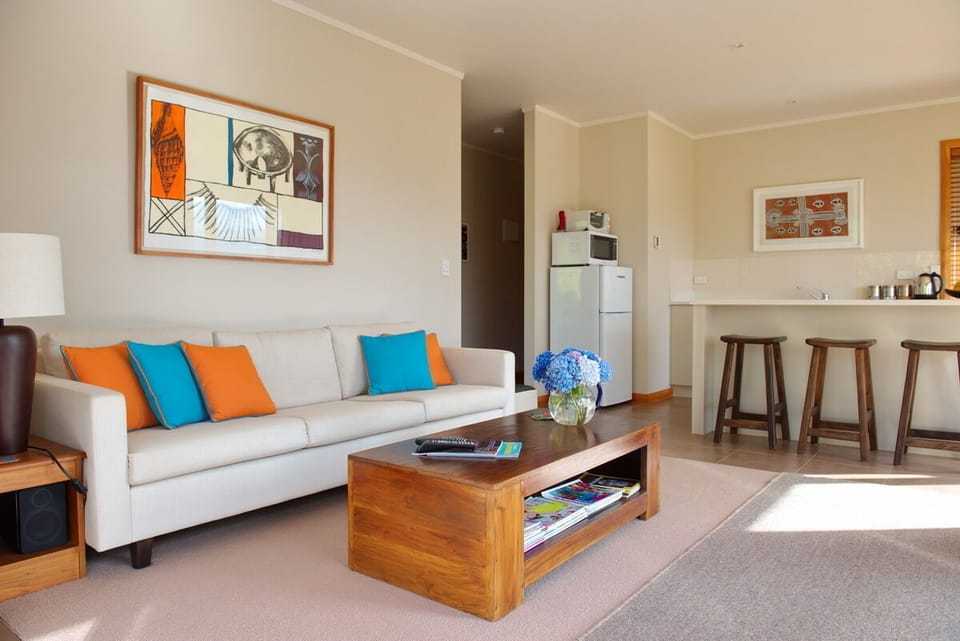 Relax in the open plan lounge and enjoy the views and sunsets