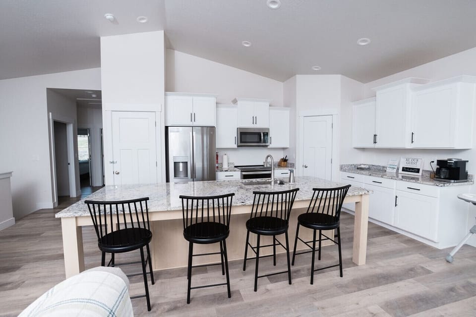 Fully stocked kitchen