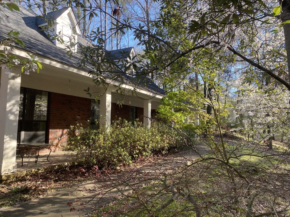 Private front porch