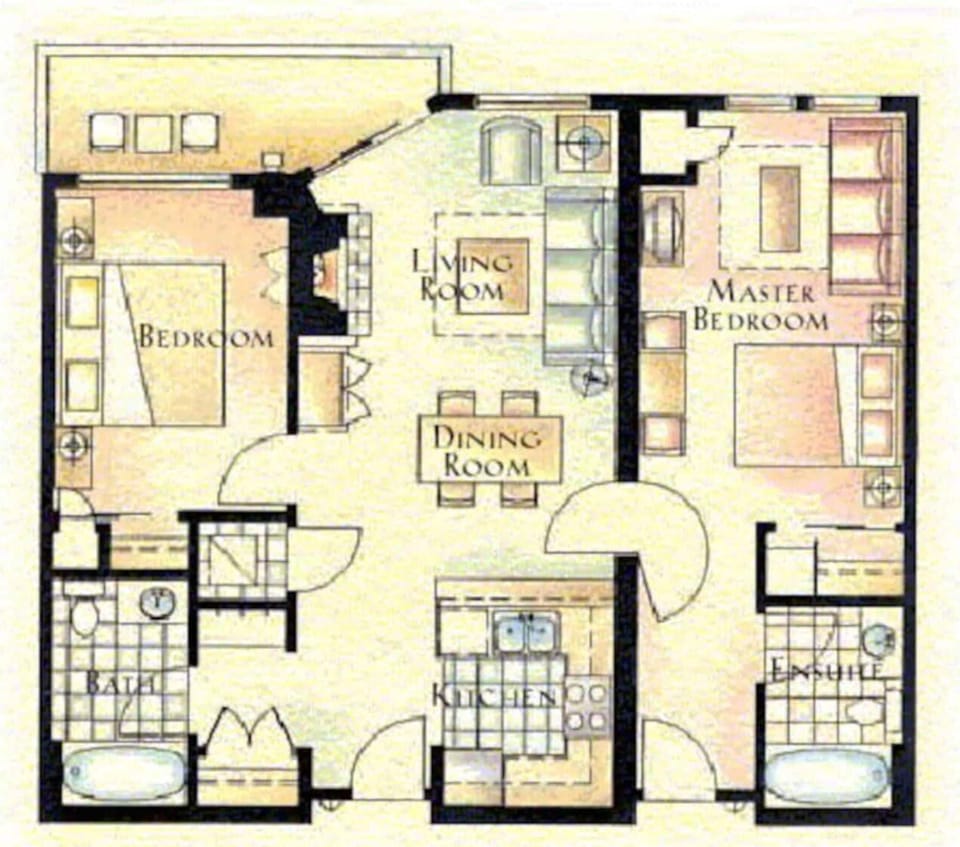 Floor plan is open and spacious