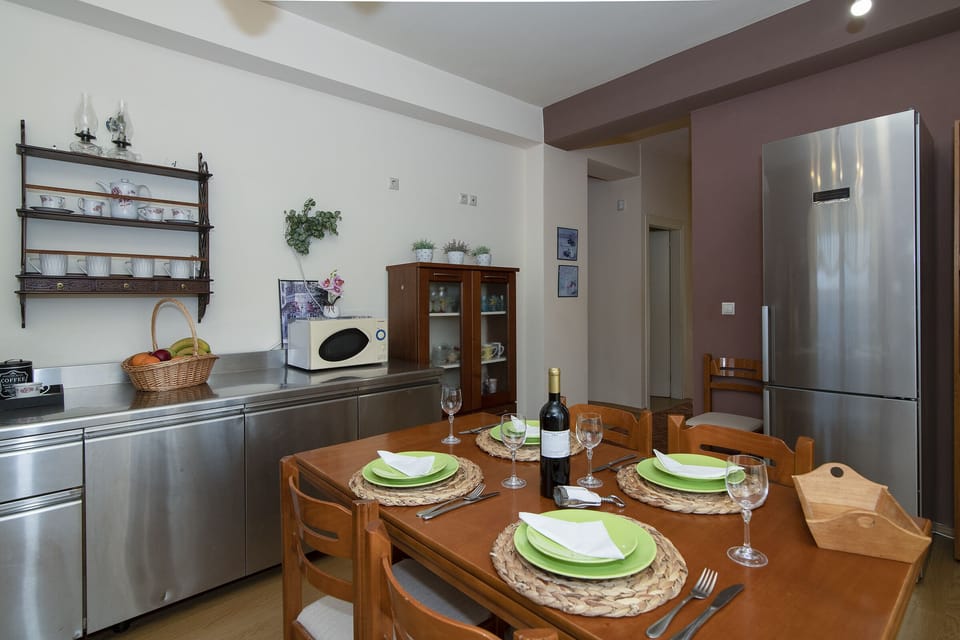Kitchen and dining area