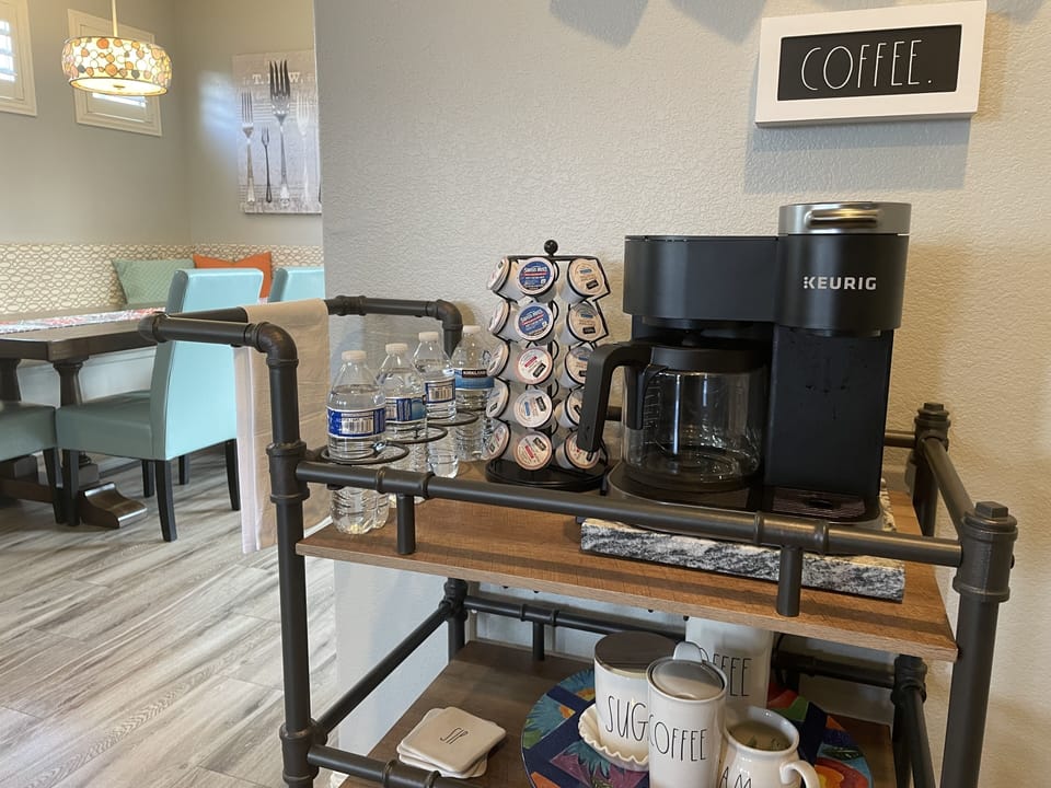 Gourmet Coffee Bar. Great way to start your morning! 