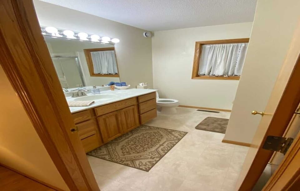 Master bathroom.