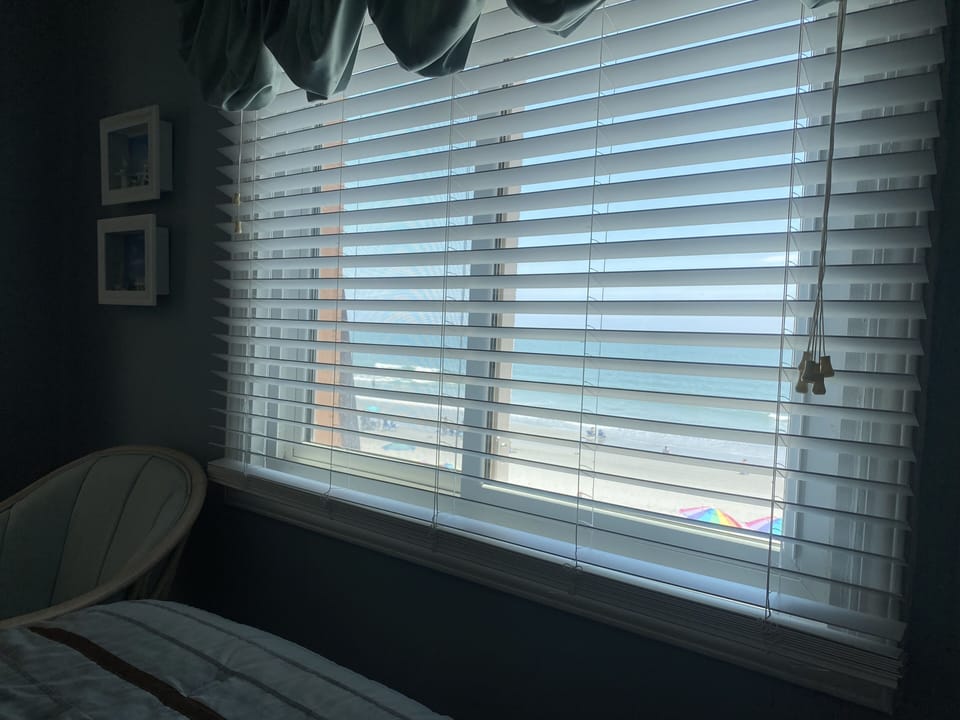 View from bed in master 