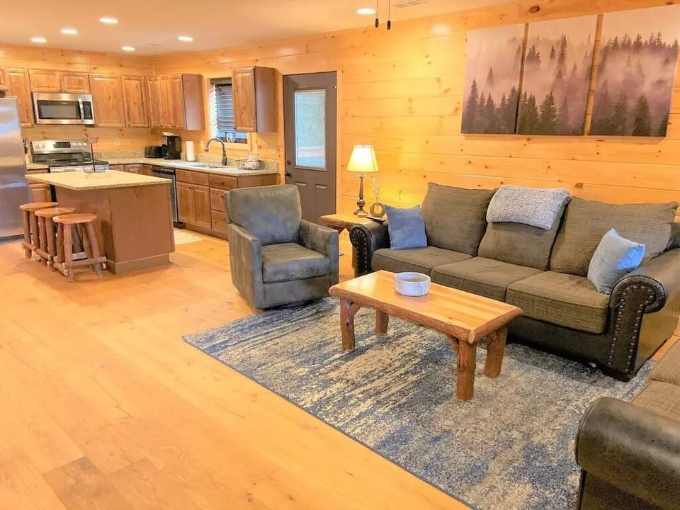Blue Sky's cozy living area