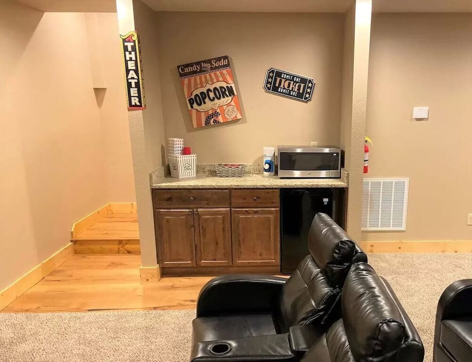 Blue Sky's game/theater room