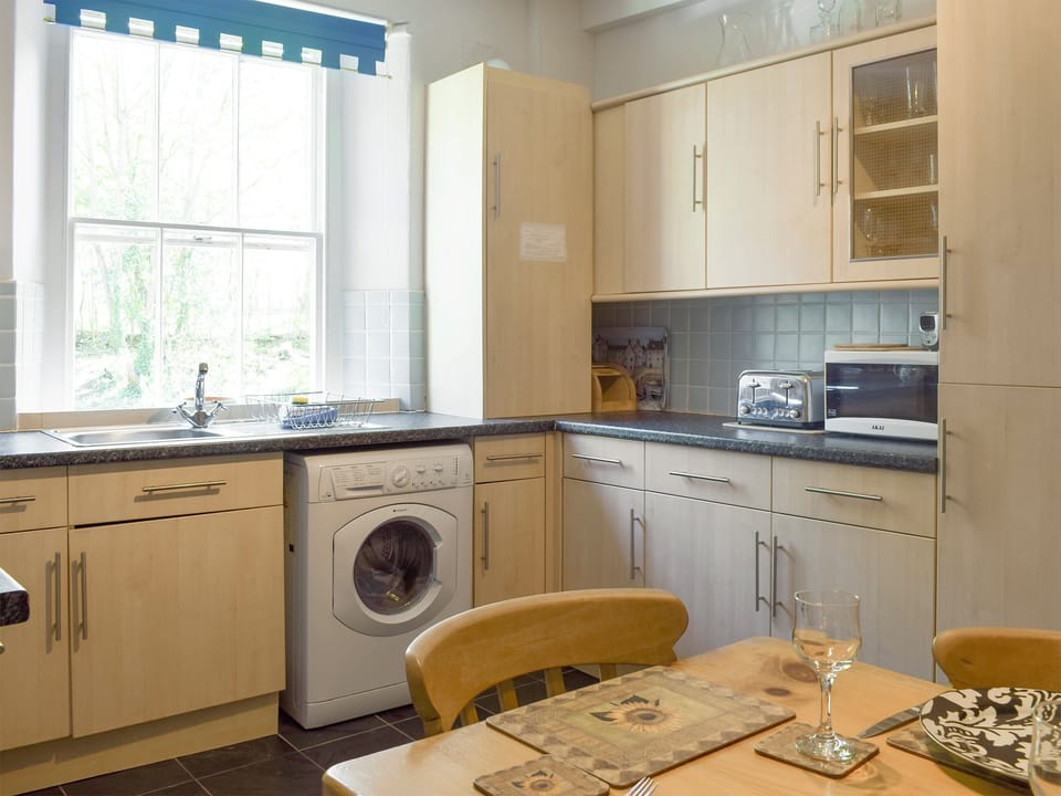 Well-equipped fitted kitchen | Lake View Apartment, Bowness on Windermere