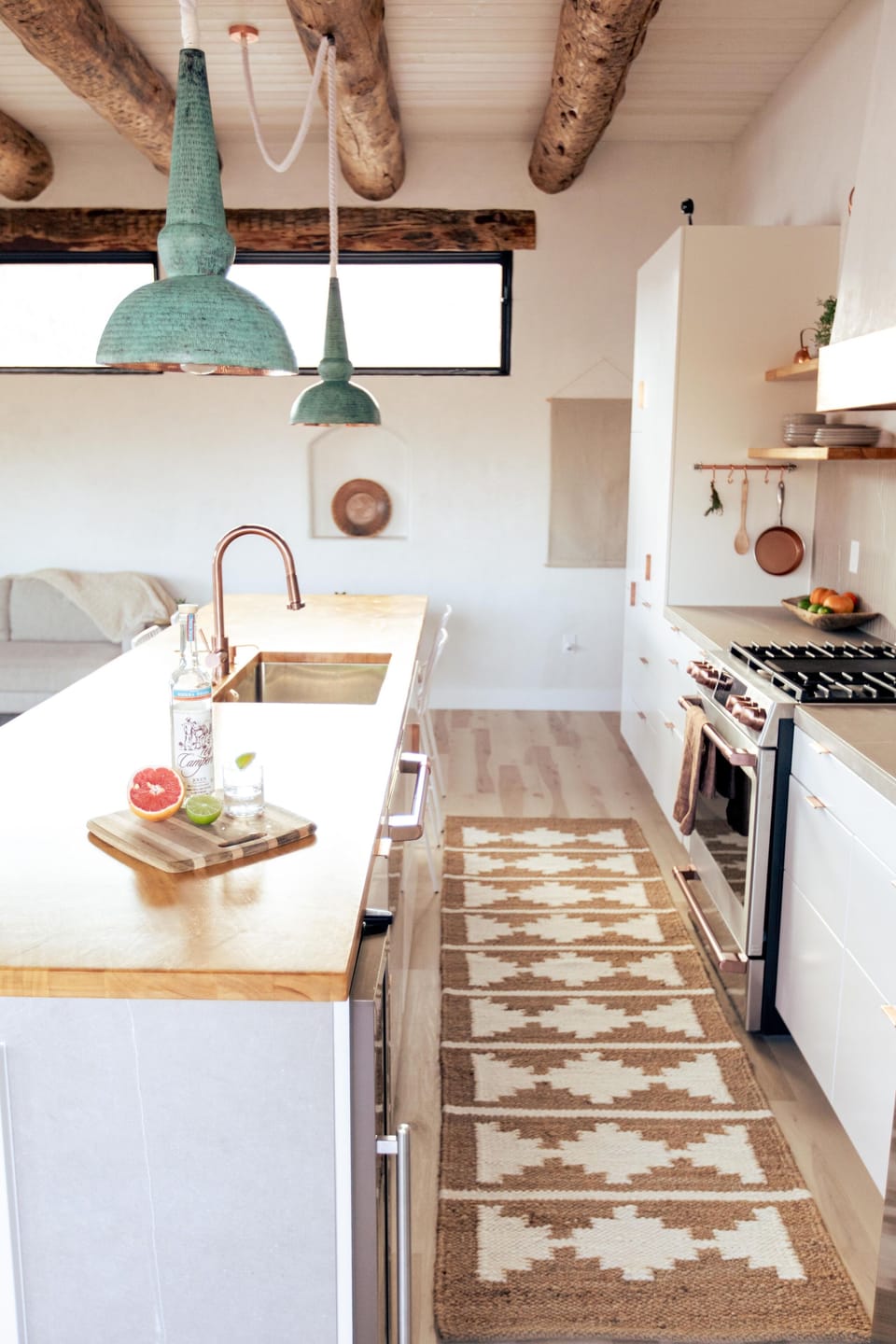 Chefs kitchen with smart appliances and designer finishes +dining for 4.