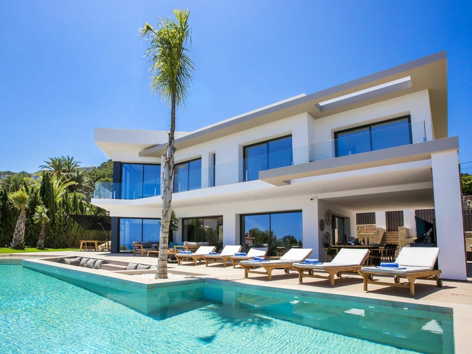 Sky, Water, Building, Plant, Swimming Pool, Azure, Window, Shade, Outdoor Furniture, Tree