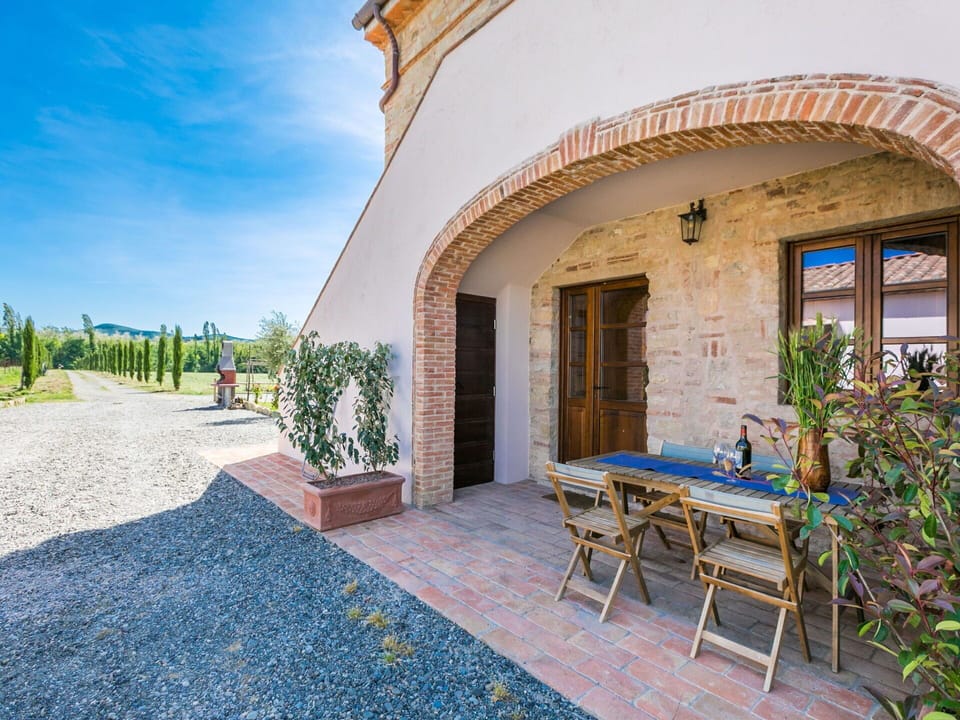 Plant, Building, Table, Property, Sky, Window, Flowerpot, Blue, Chair, Shade