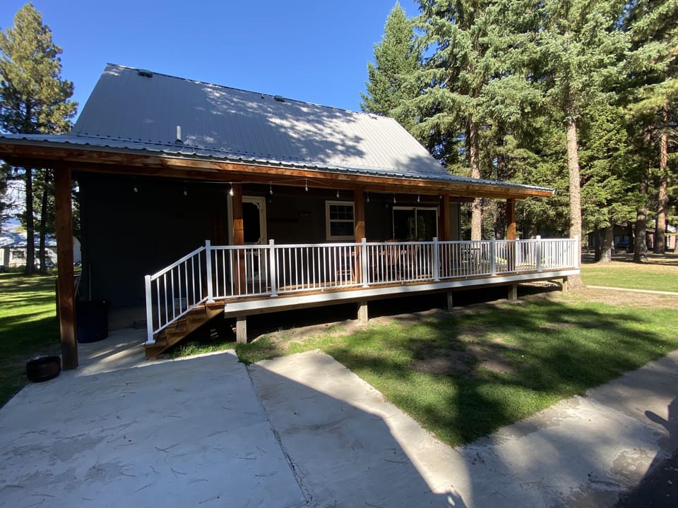 View from driveway