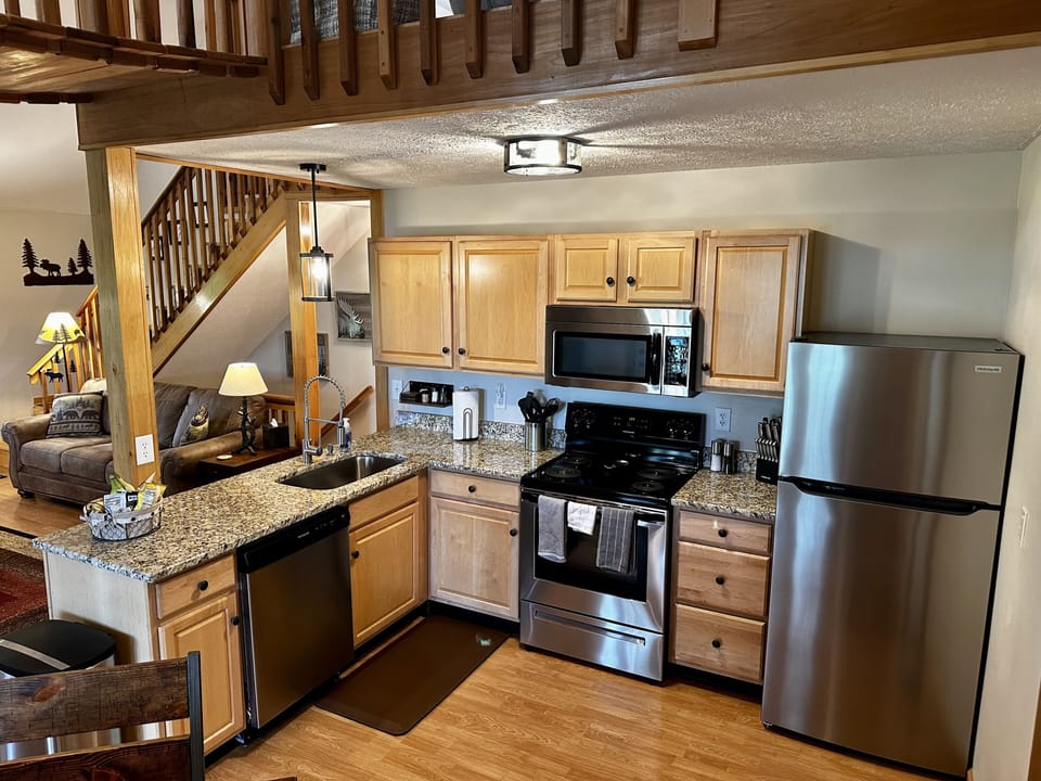 Kitchen on the main floor