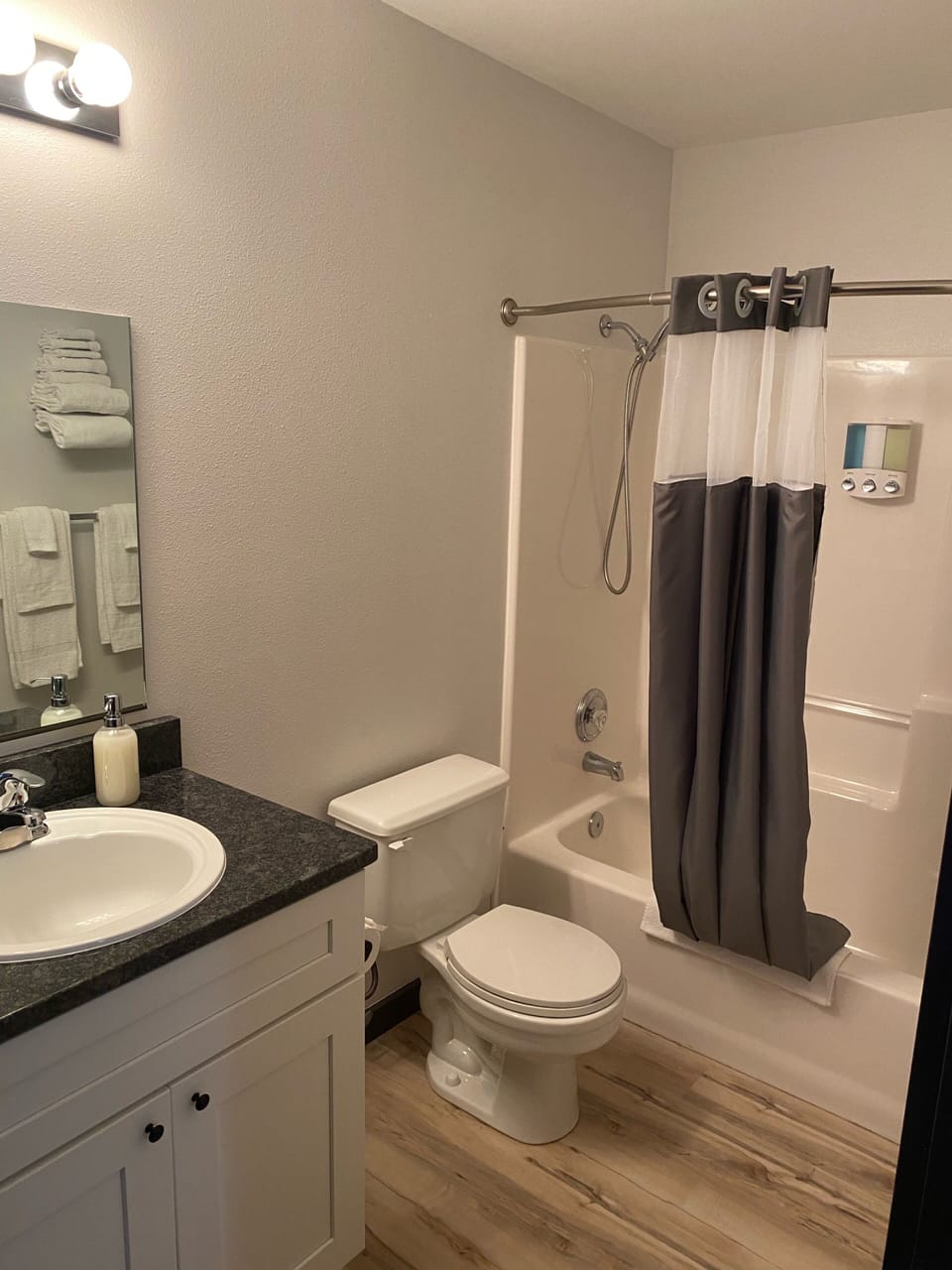 Beautifully updated bathroom.