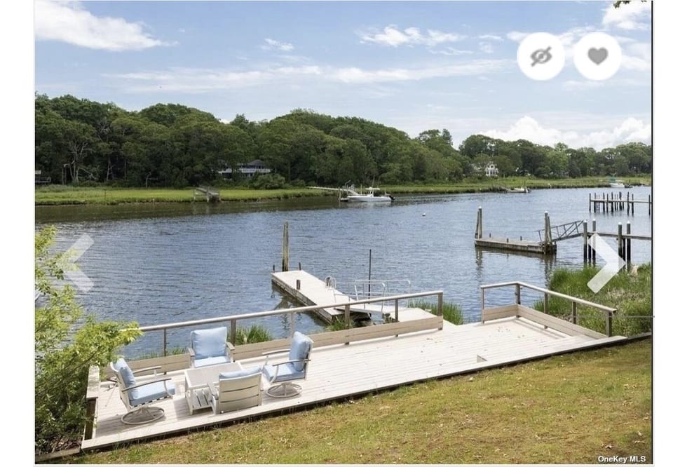 Waterfront deck