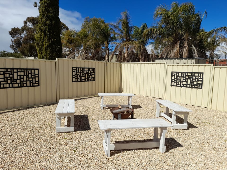 Backyard firepit with Wood and Marsh Mellows supplied (When Permitted)