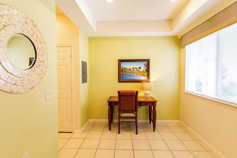 Entrance with a Desk