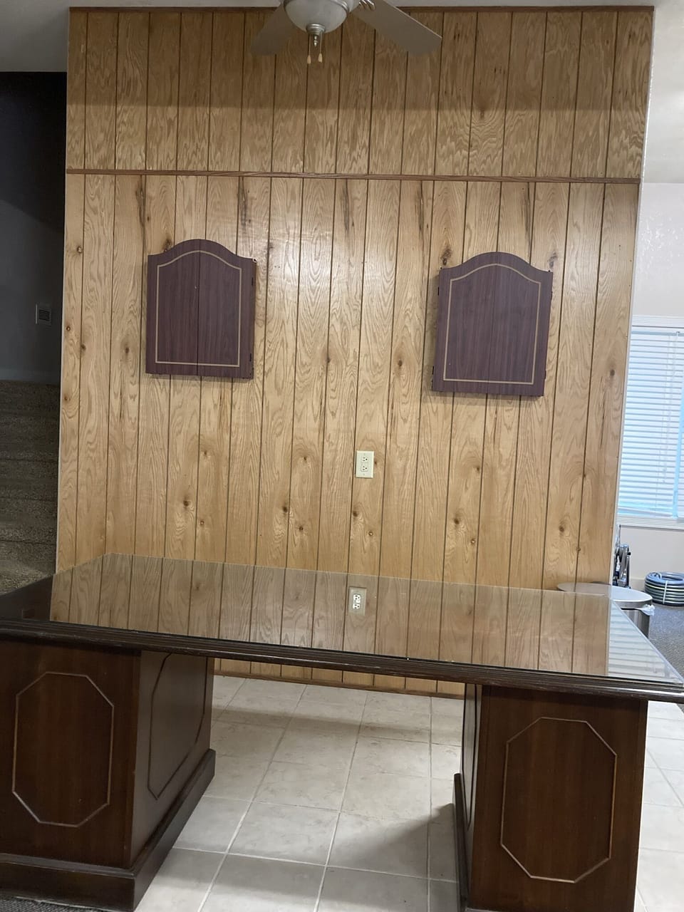Two dartboards