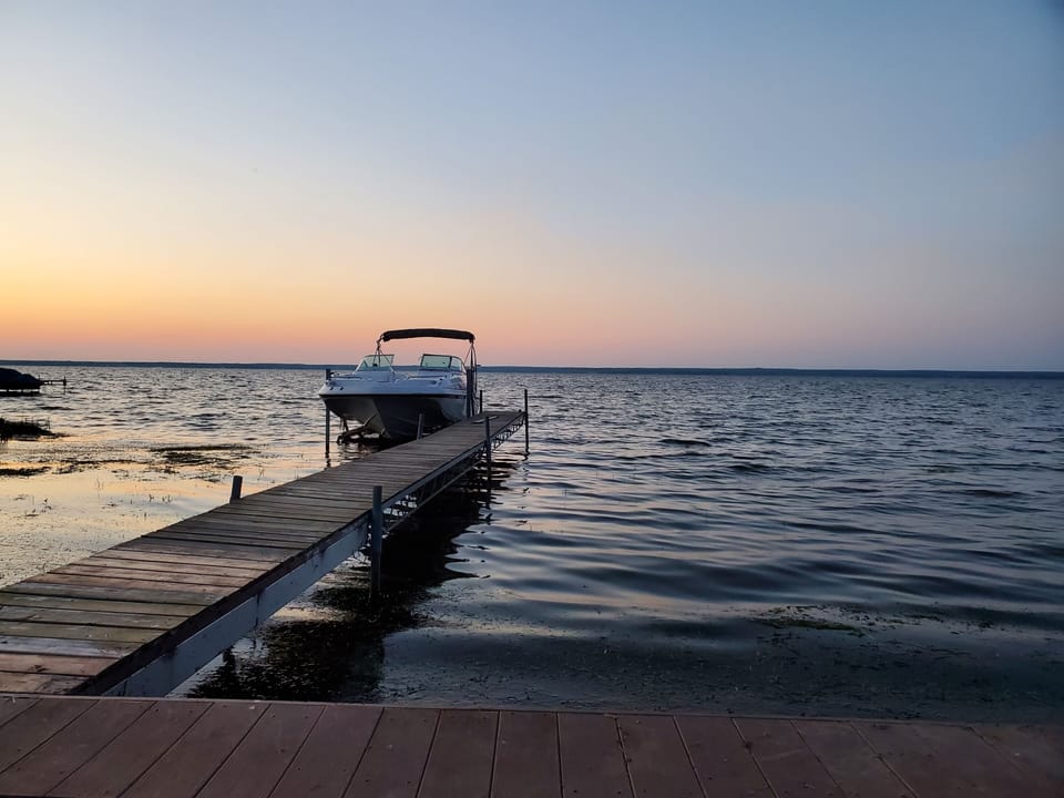 Dock outlooking the water
