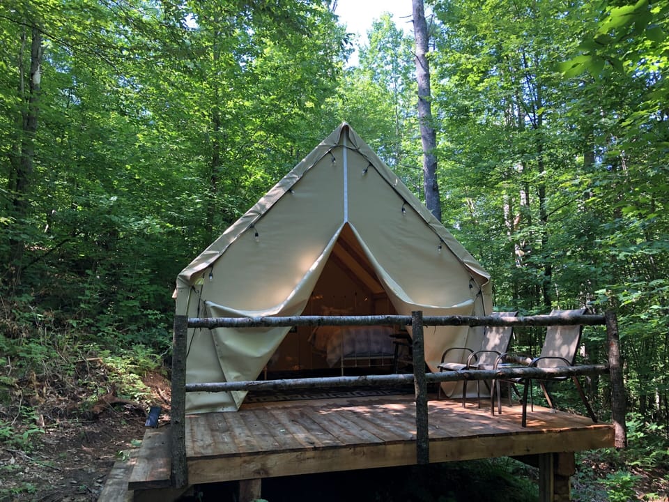 Hidden Ridge Glamping tent