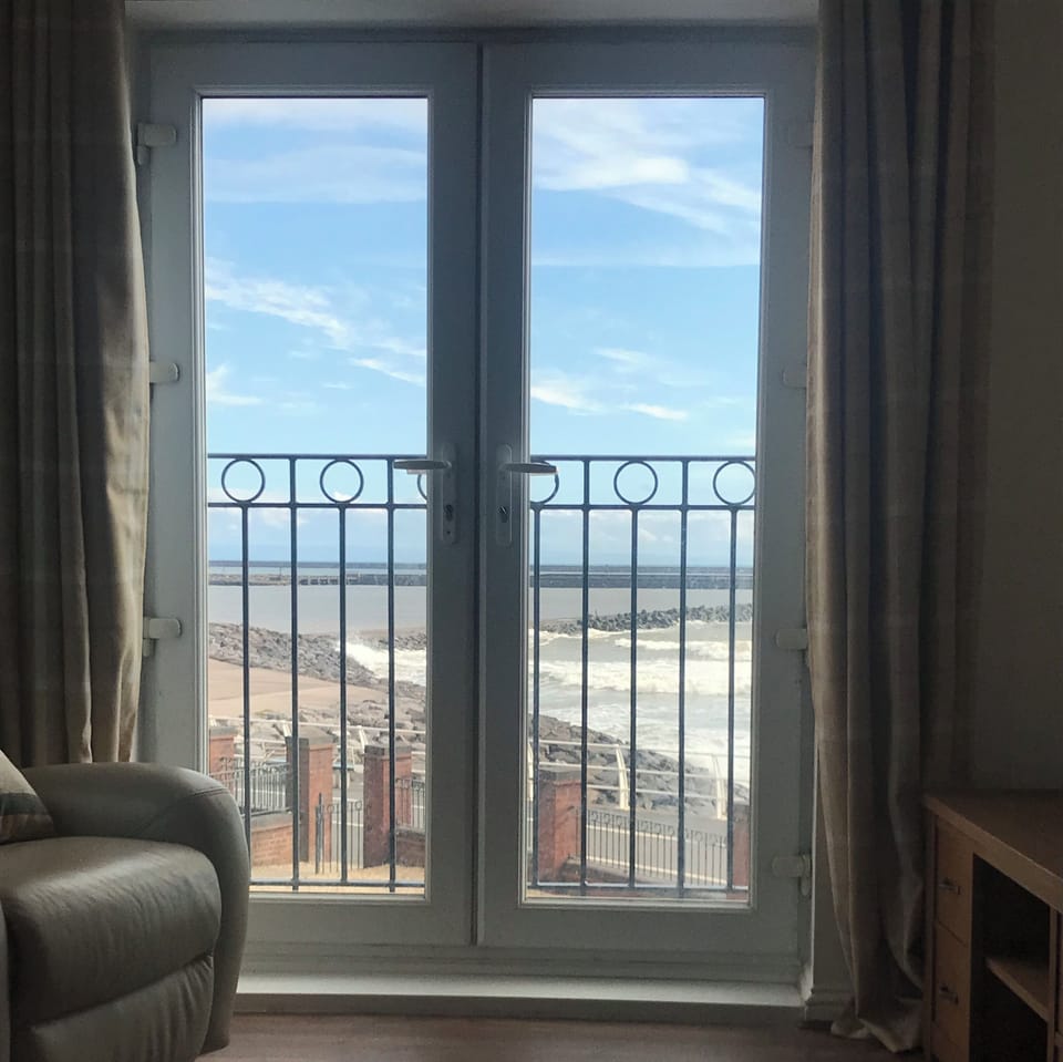 View of surfers beach from 1st floor lounge