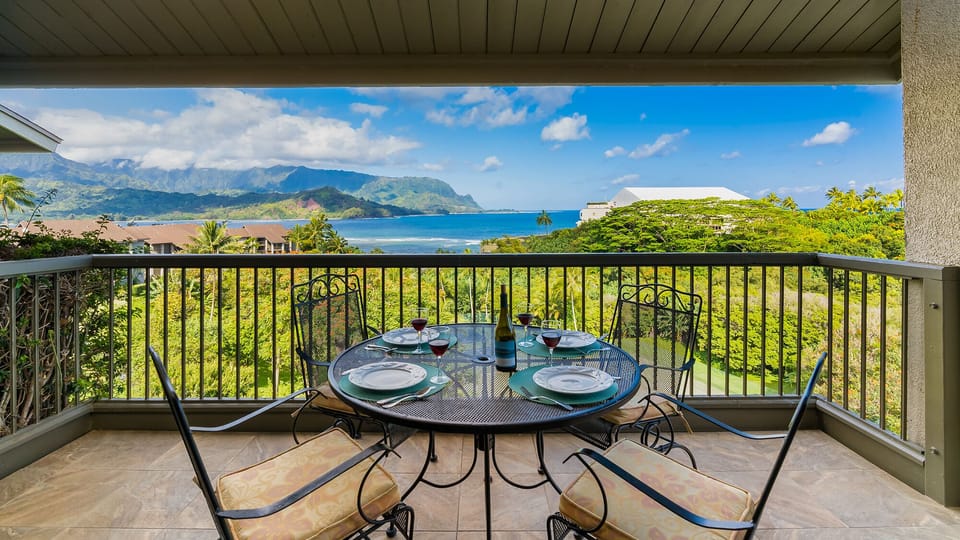 Hanalei Bay Resort #33034 - Ocean View Dining Lanai