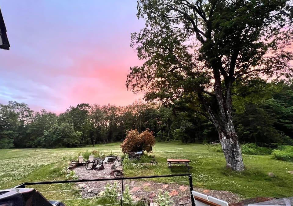 Sunset over Stone Terrace Summer 2022