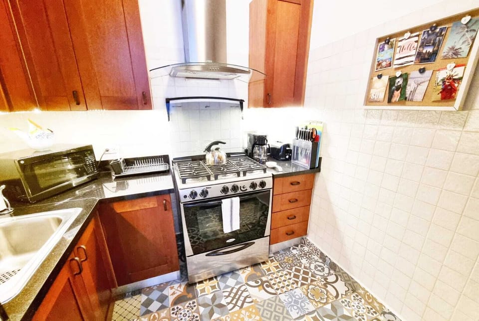 Well-equipped kitchen for easy cooking during your stay