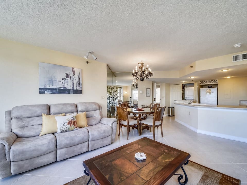 Living Room, Dining Room and Kitchen at 1510 Villamare