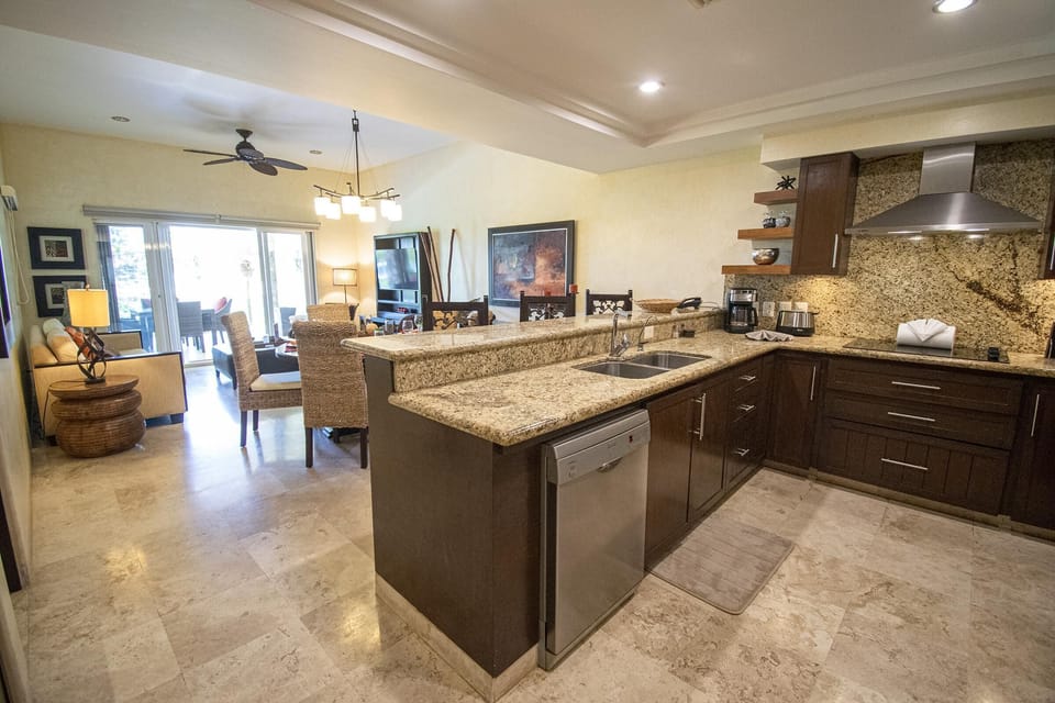 Open Kitchen and Living area