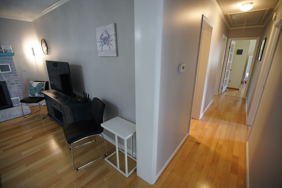 Hallway from living space to sleeping area