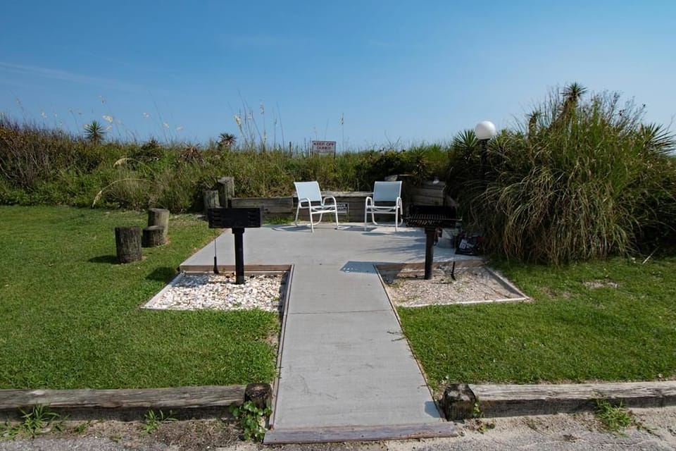 Grilling area for the condo complex