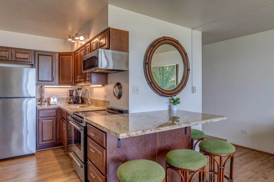 Fully equipped kitchen