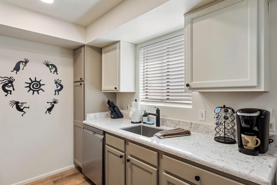 Ample Counter Space and Cabinet Storage