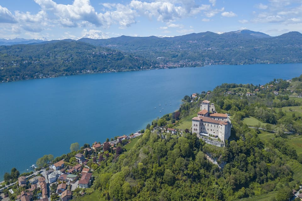 The historic Rocca (fortress) in nearby Angera