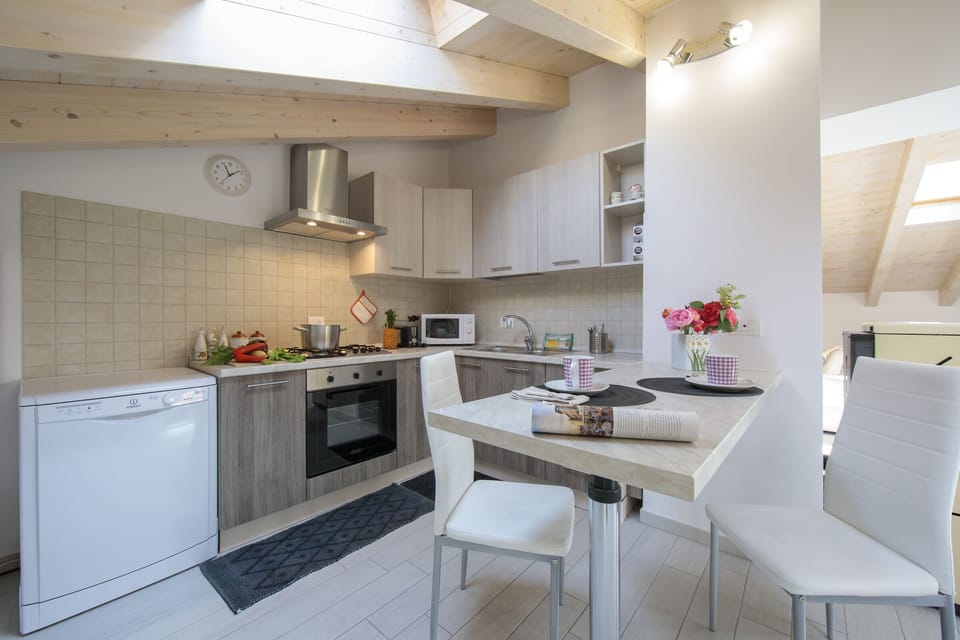 Kitchen and dining area