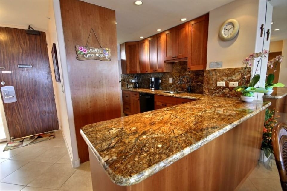 Prepare home cooked meals in this beautiful kitchen.
