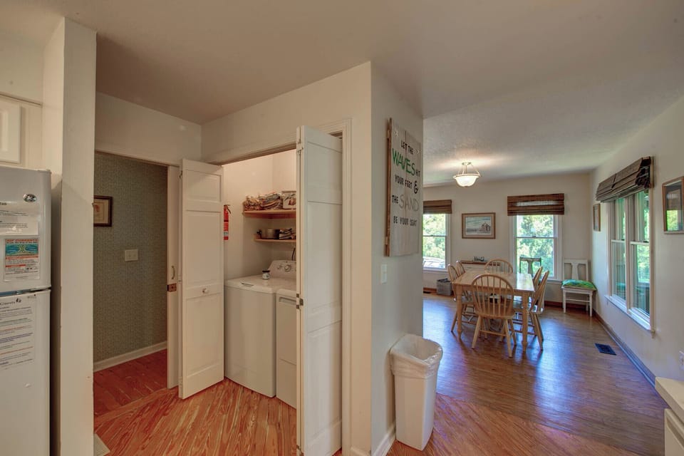Kitchen w Laundry Half Bath