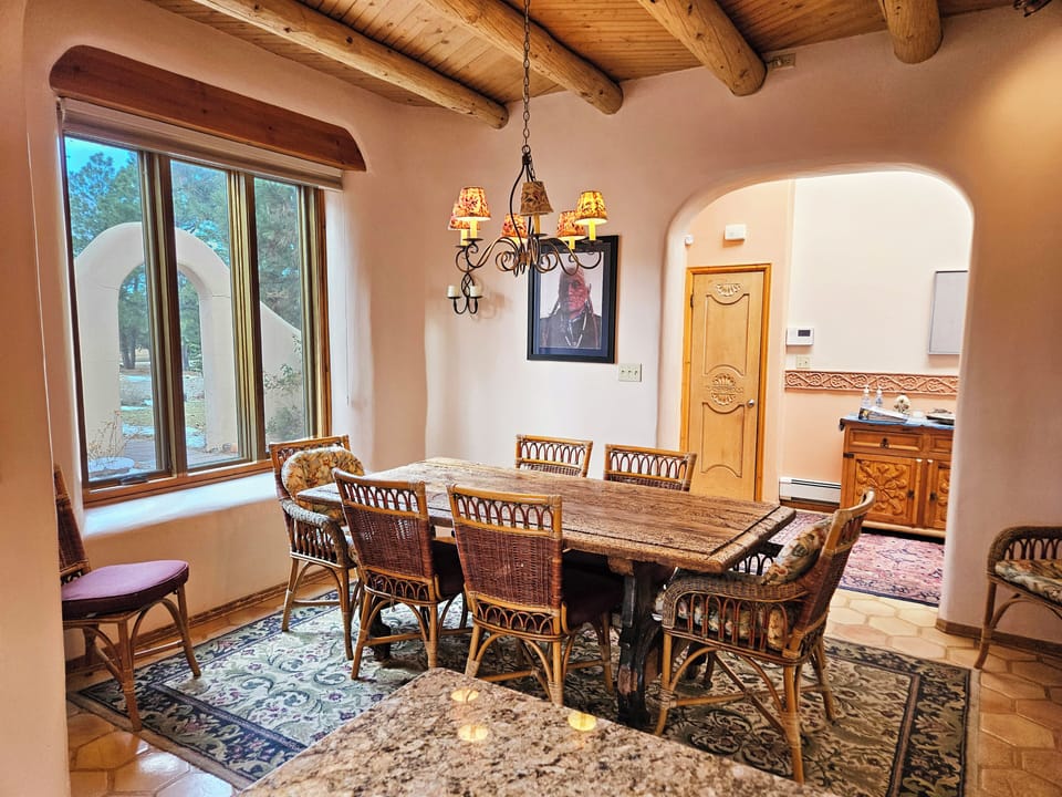 Large Dining Room comfortably sits 8 - add chairs for 10