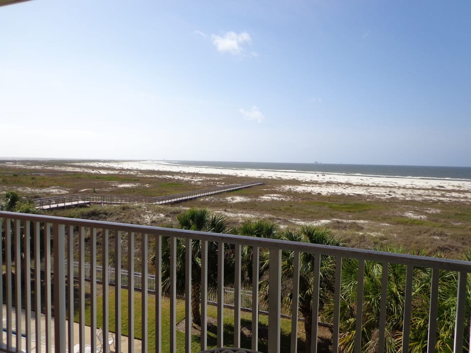 view from balcony