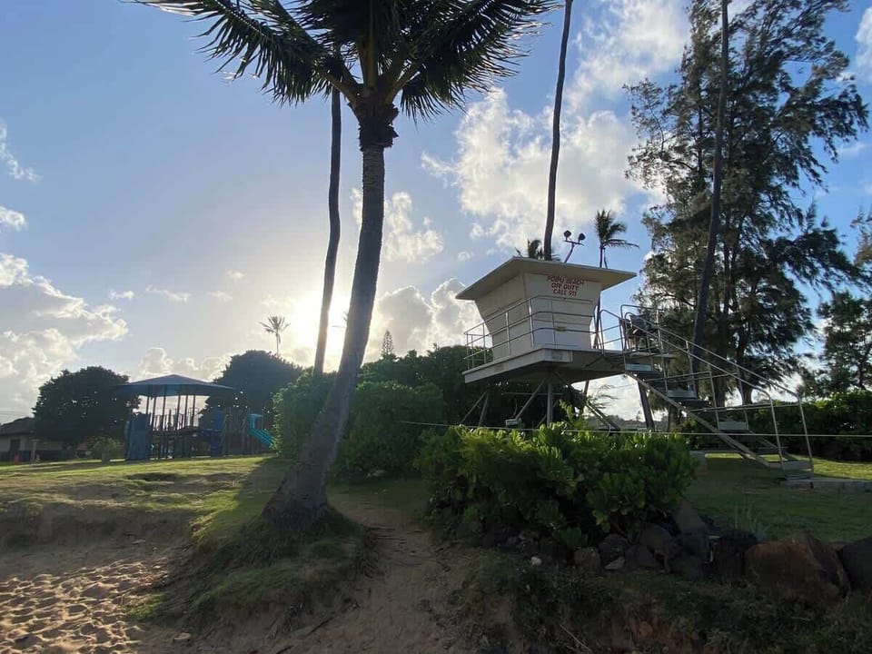 Poipu Beach is one of many lifeguarded beaches we recommend